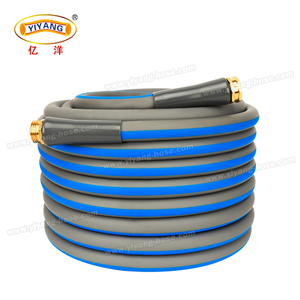 4 LAYERS REACH FDA CA65 TEST 5/8" 3FT 5FT 6FT 10FT 25FT 50FT 75FT 100FT 200FT PVC GARDEN HOSE WITH BRASS FITTING