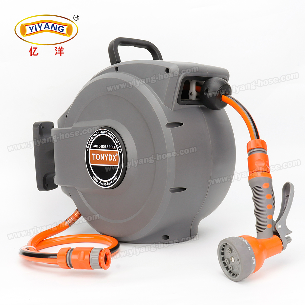 1/2" 10m 15m 50ft Auto Garden Hose Reel